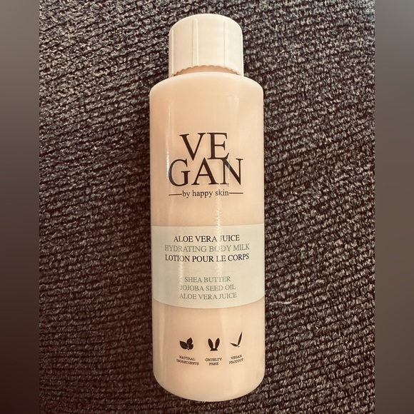 Vegan by Happy Skin Aloe Vera Juice Hydrating Body Milk 100ml (full size) - Picture 4 of 6